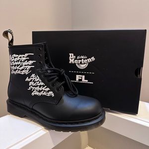 Dr Martens 1460 Futura Embroidered Leather Boots